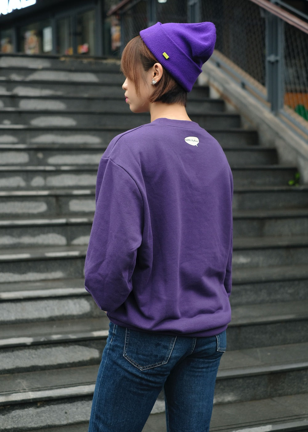 EasyWearRounge ビーニー 紫