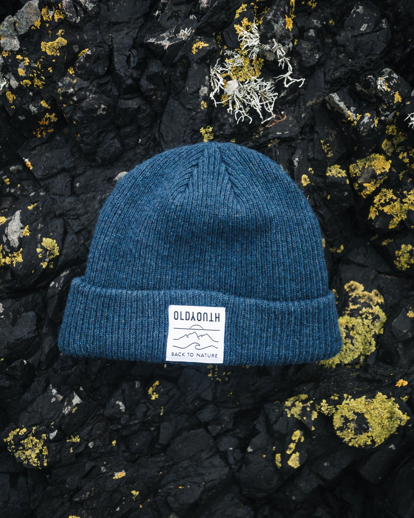 navy beanie